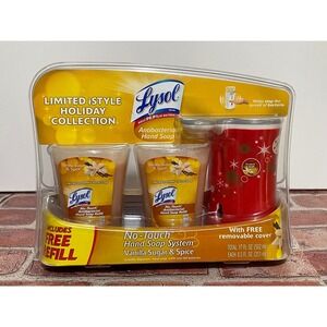 Lysol No-Touch Hand Soap System Vanilla Sugar & Spice Holiday Collection New